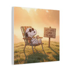 Relaxing Snoopy Canvas