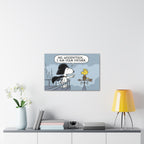 Snoopy Vader Comic Canvas