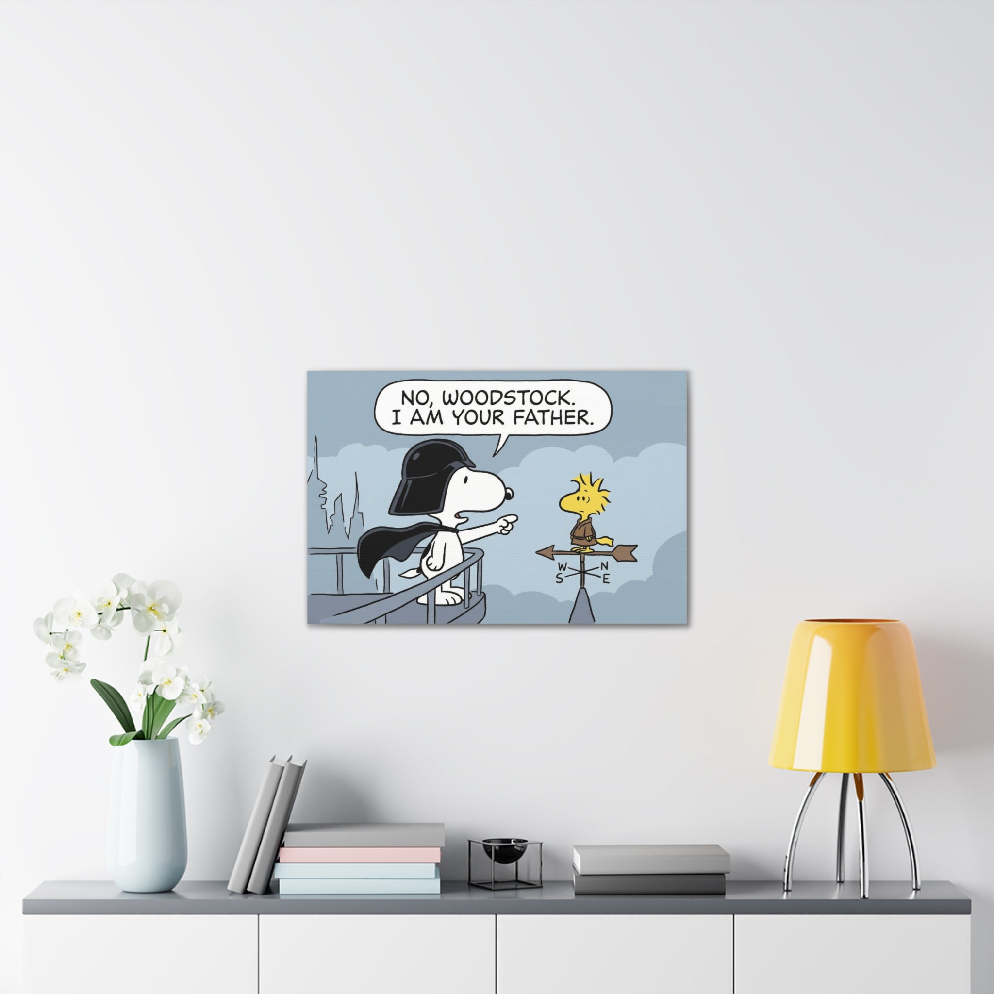 Snoopy Vader Comic Canvas