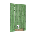 Snoopy in Bamboo Forest Canvas