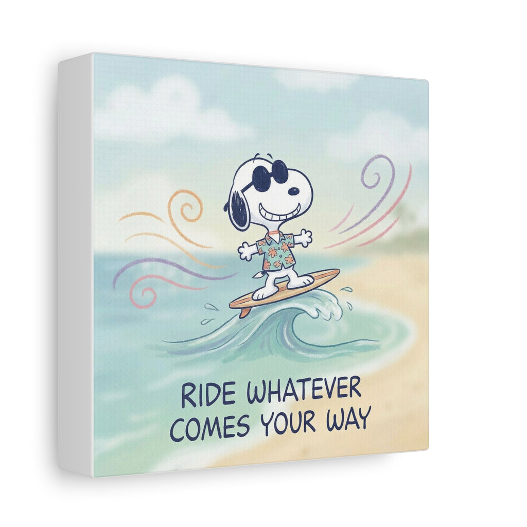 Ride Whatever Comes Canvas
