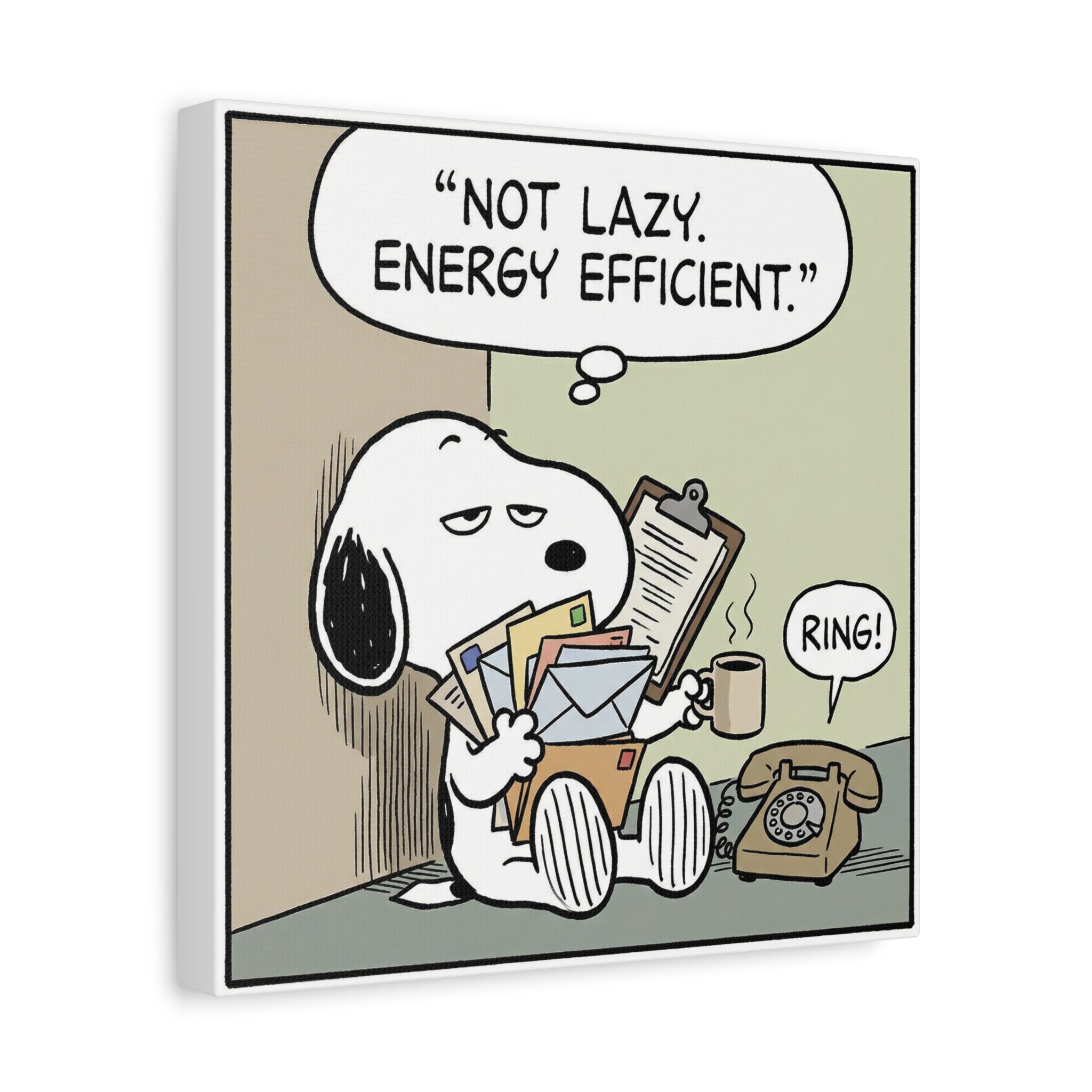 Energy Efficient Snoopy Canvas