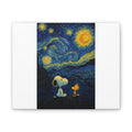 Snoopy Paris Autumn Canvas