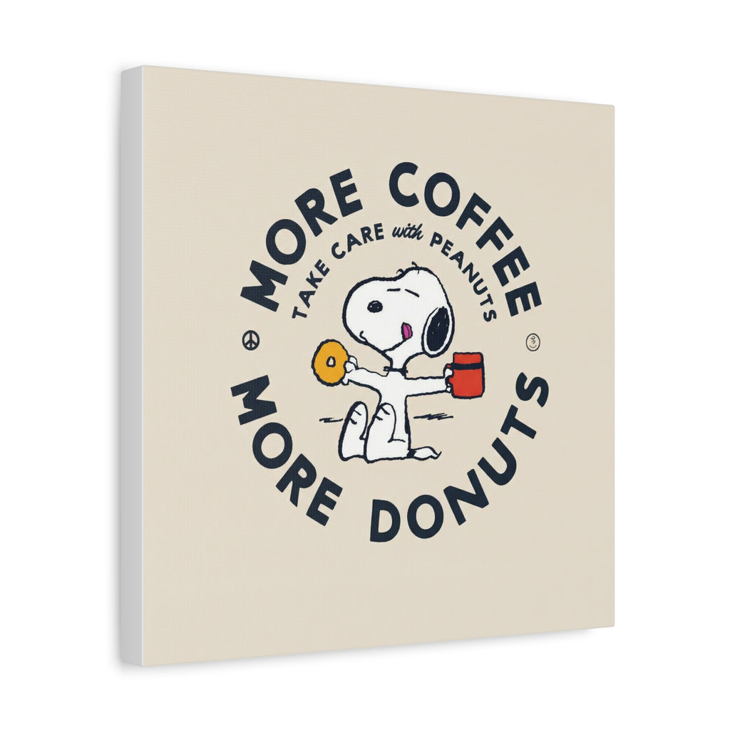 Coffee And Donuts Canvas