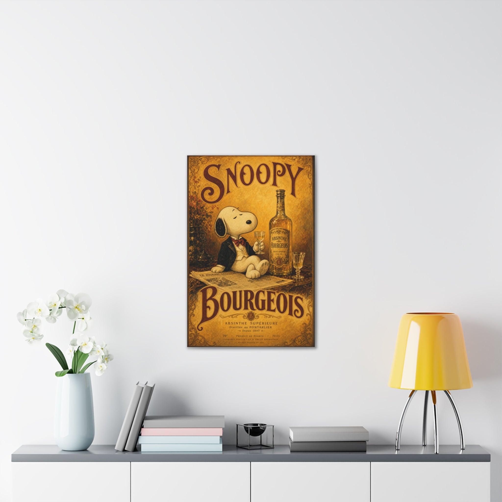 Snoopy Bourgeois Canvas