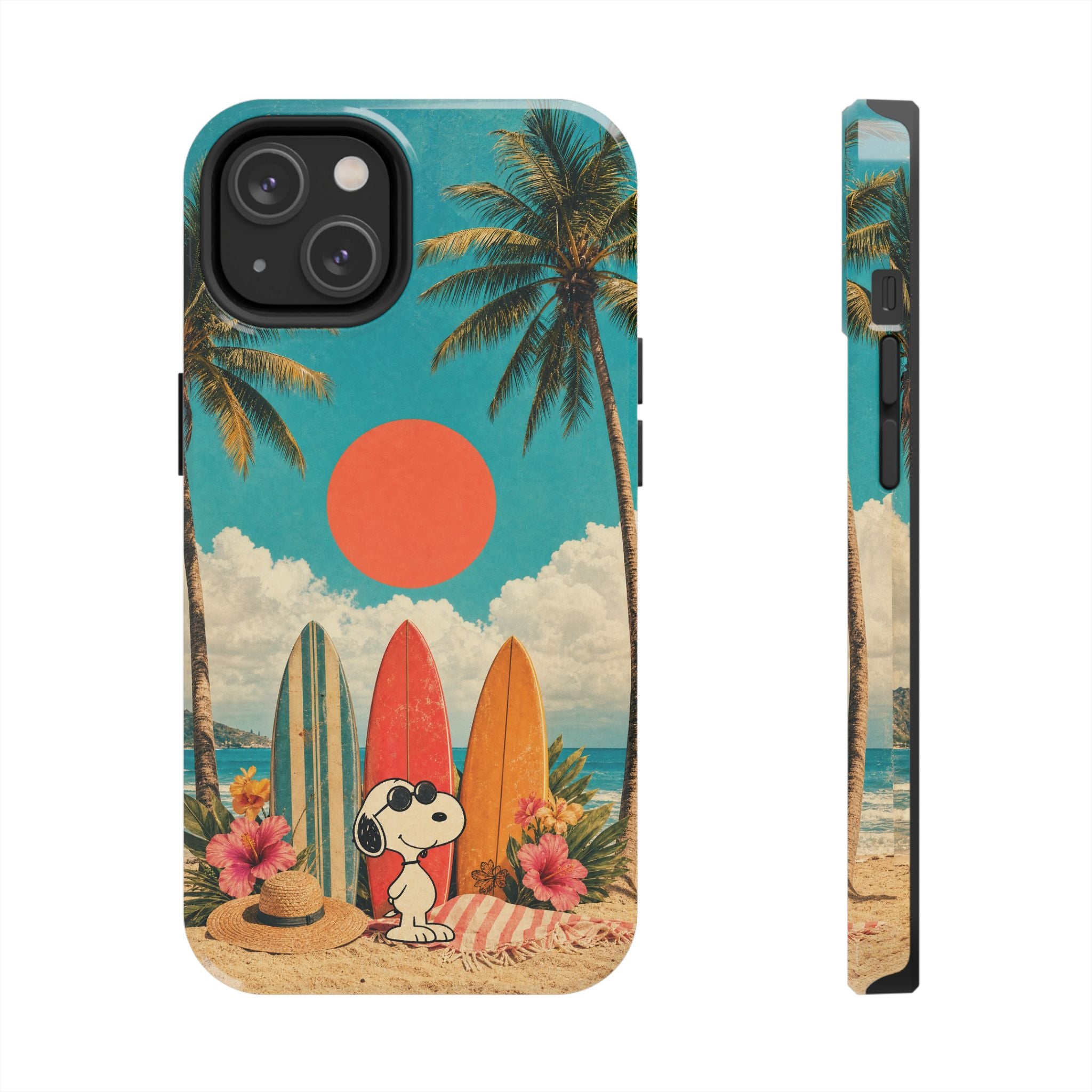 Retro Beach Sun Case