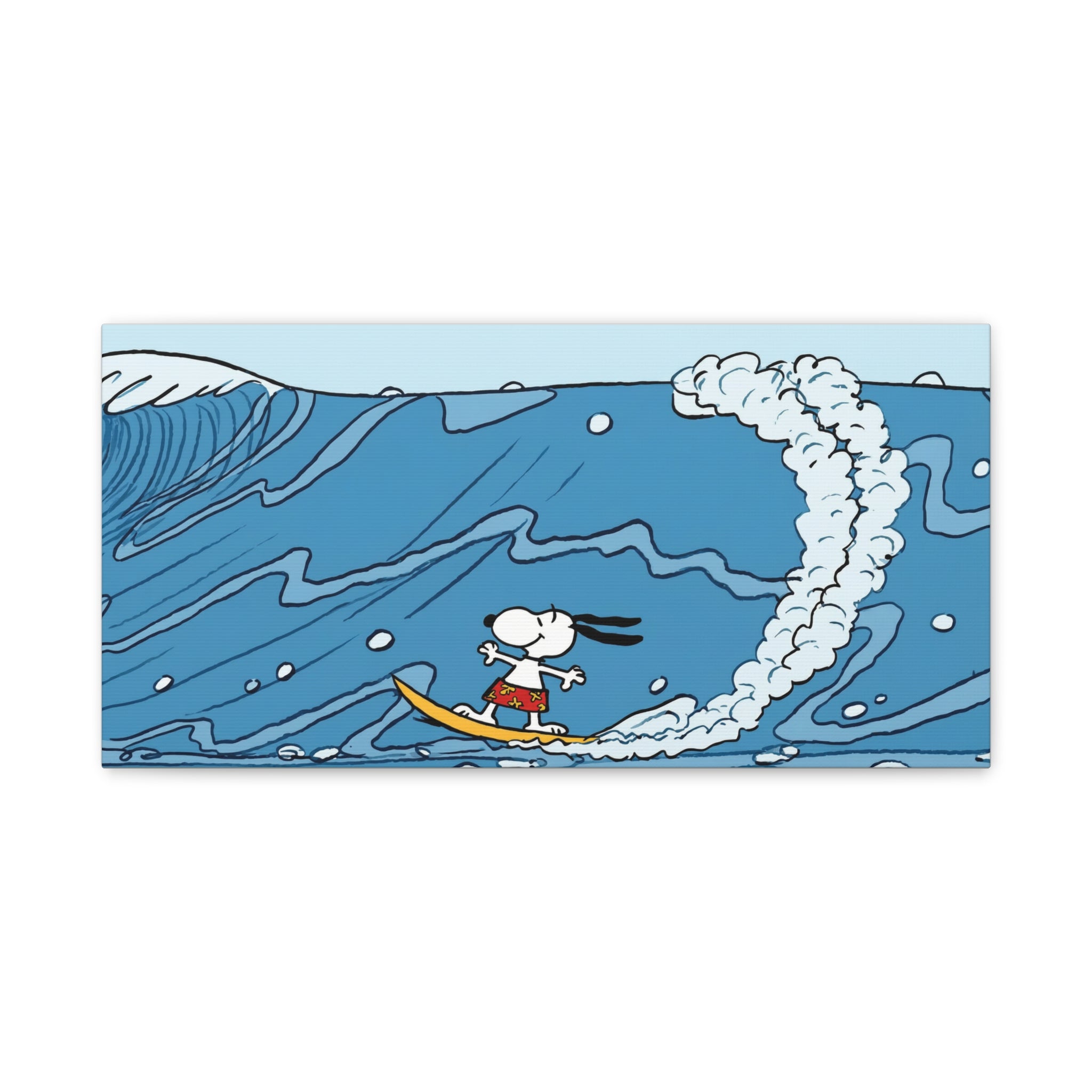 Surfing Snoopy Canvas
