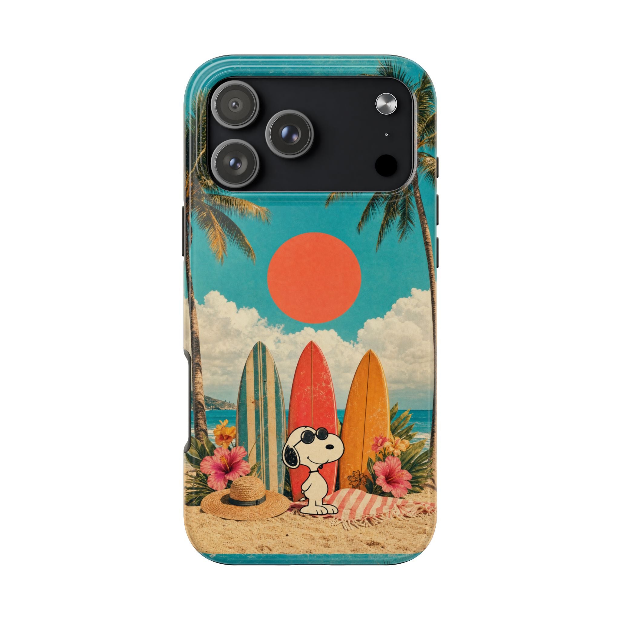 Retro Beach Sun Case