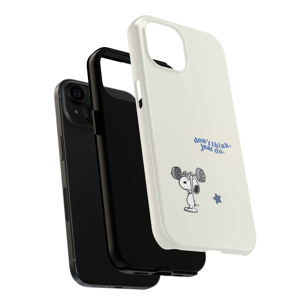 Snoopy Weightlifting Phone Case