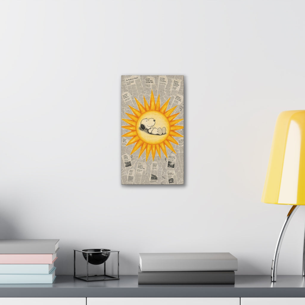 Snoopy Sun Canvas