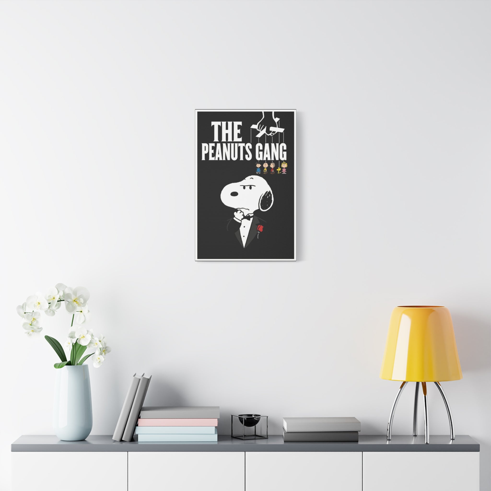 Snoopy Godfather Parody Canvas