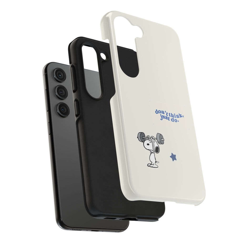 Snoopy Weightlifting Phone Case