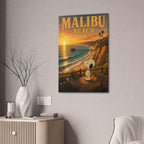 Malibu Beach Snoopy Canvas