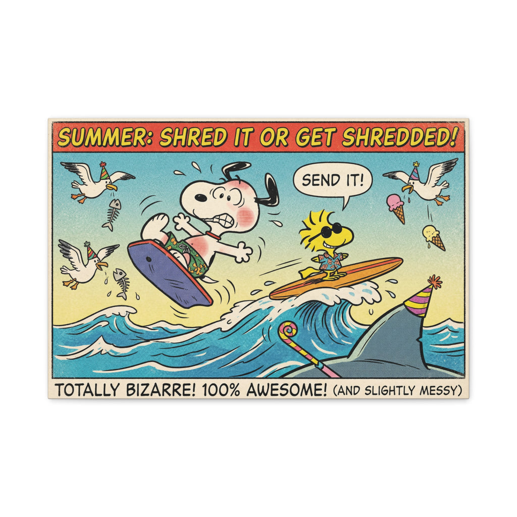 Shred It Surf Canvas