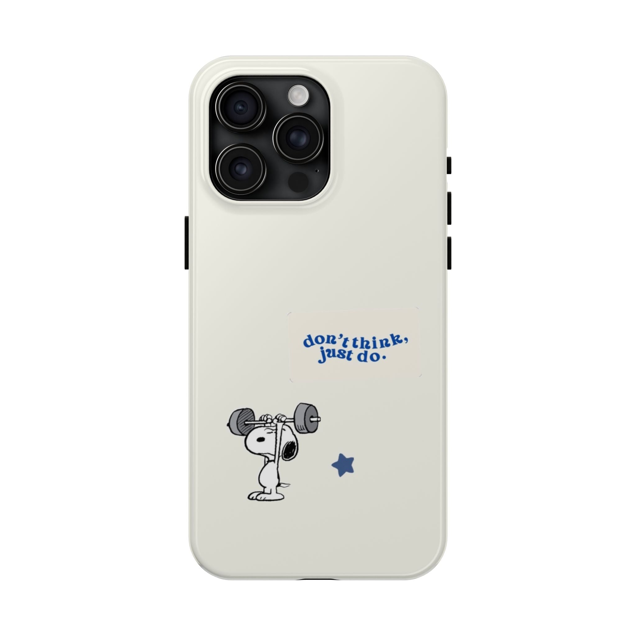 Snoopy Weightlifting Phone Case