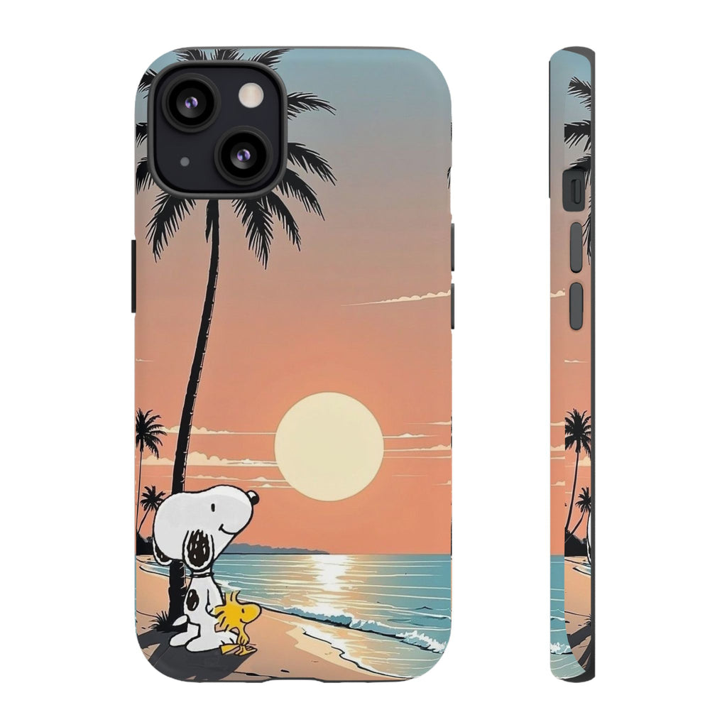 Snoopy Beach Sunset Phone Case