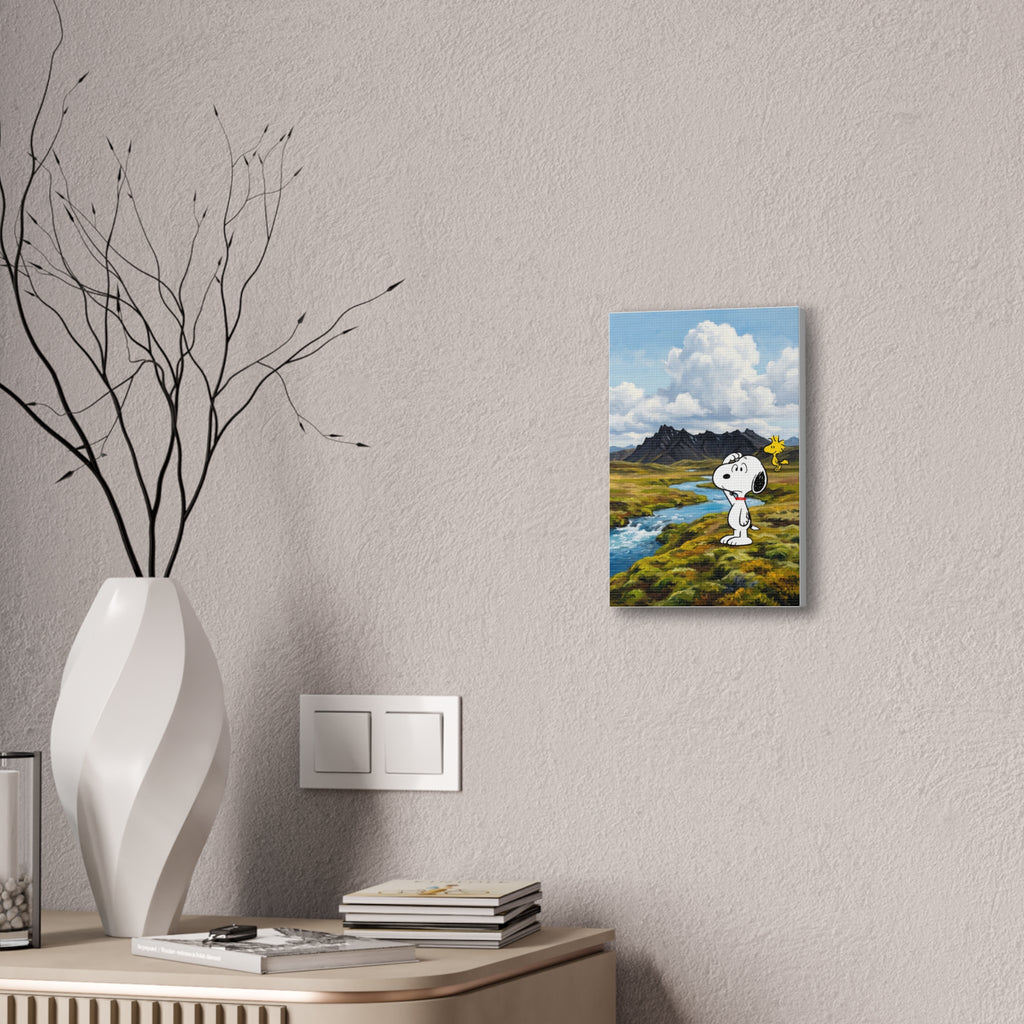 Snoopy Woodstock Landscape Canvas
