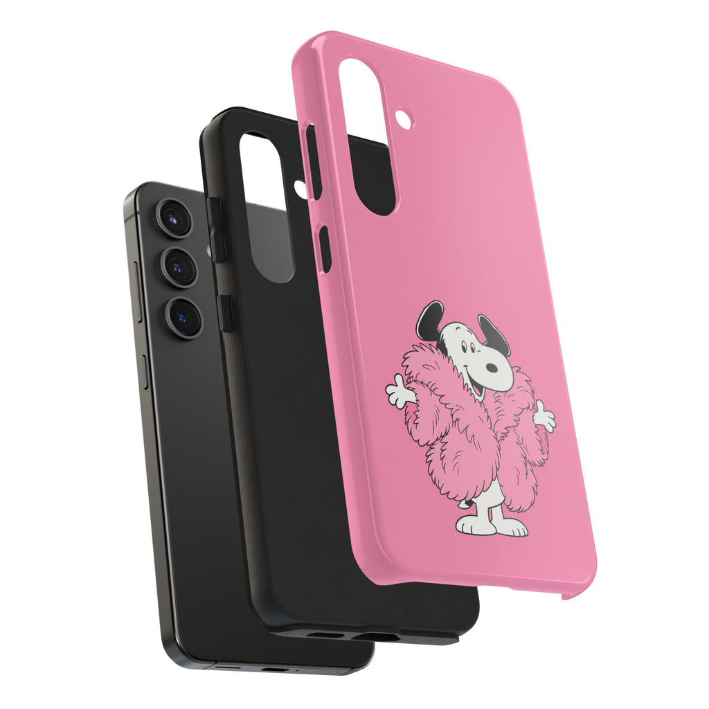Pink Fuzzy Coat Case