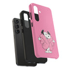 Pink Fuzzy Coat Case