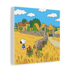 Snoopy Wheat Field Canvas