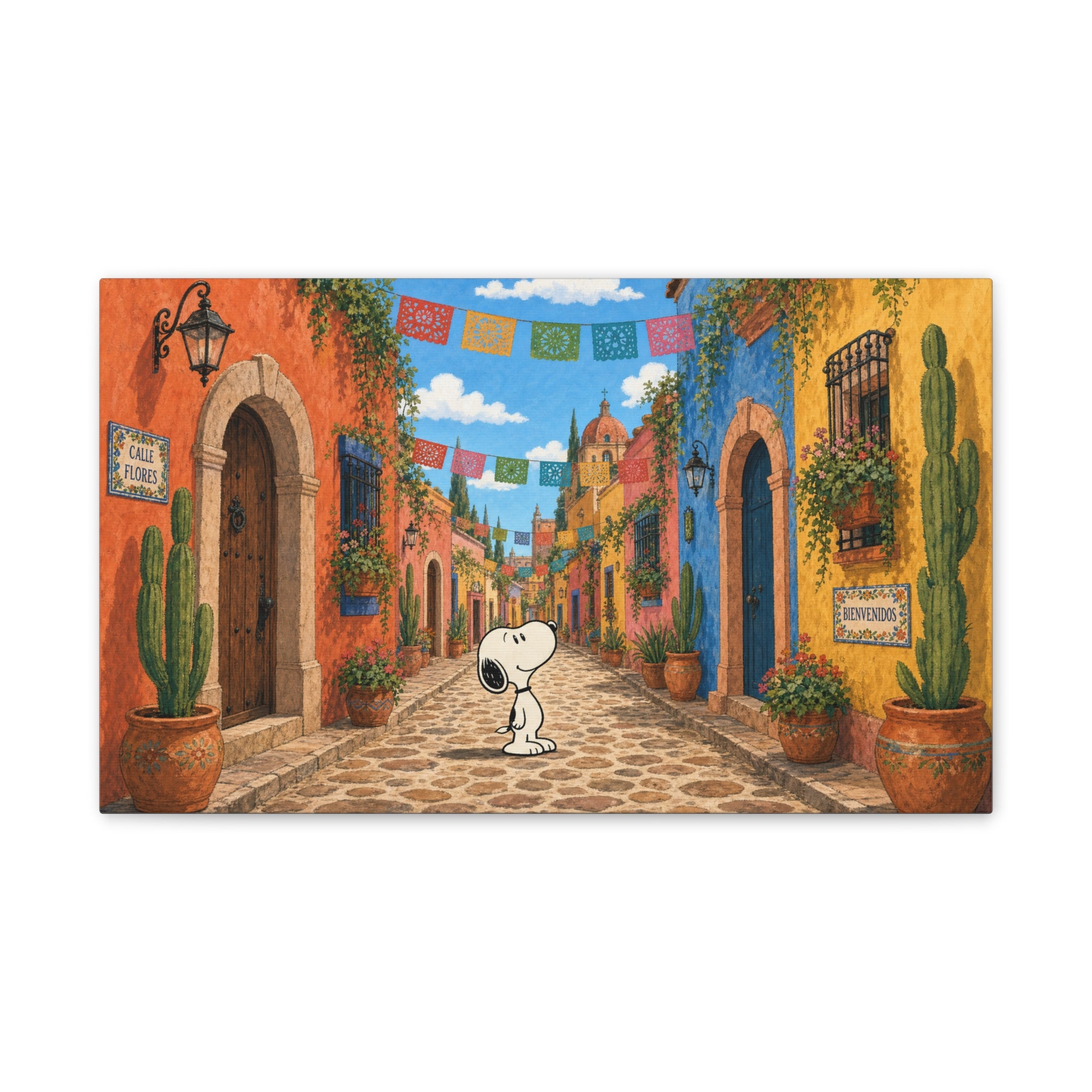 Mexican Street Canvas