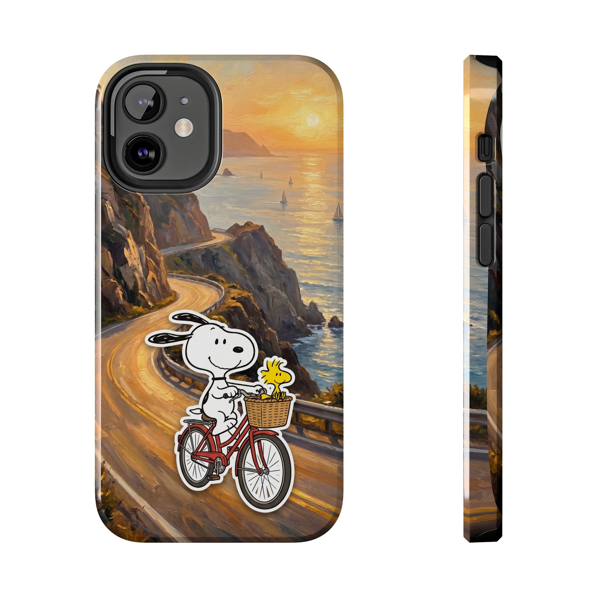Snoopy Woodstock Bicycle Phone Case