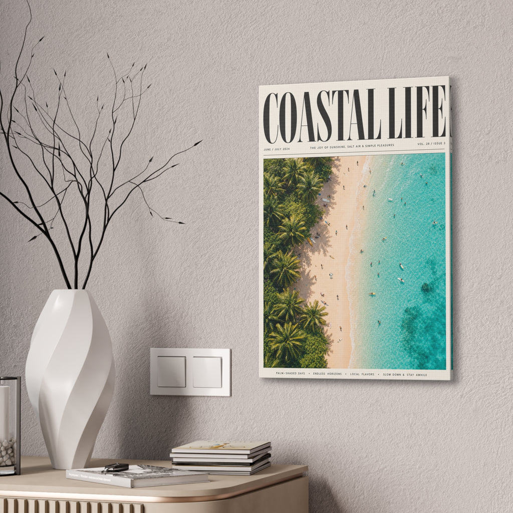 Coastal Life Beach Canvas