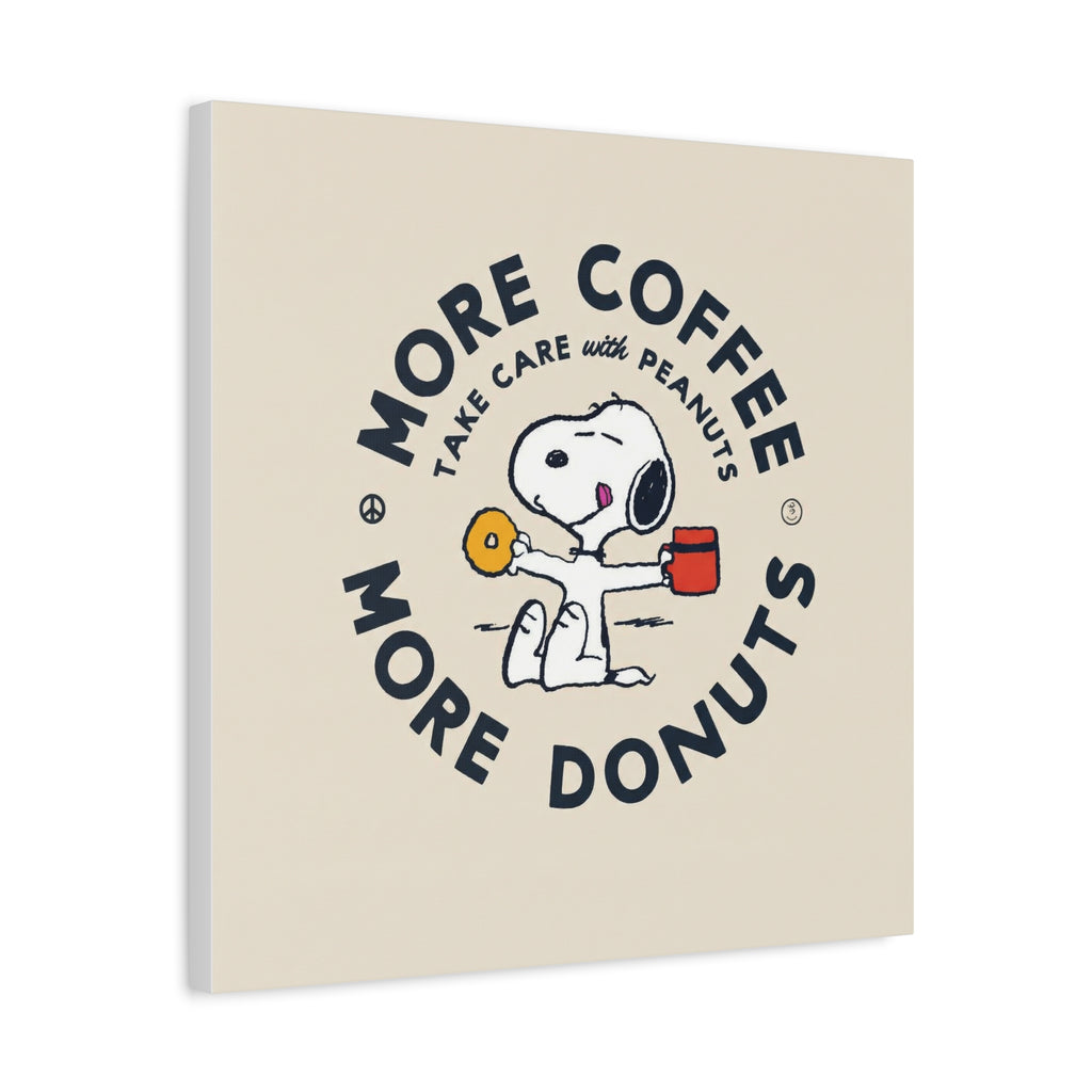 Coffee And Donuts Canvas