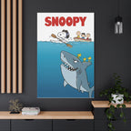 Snoopy Jaws Remake Canvas