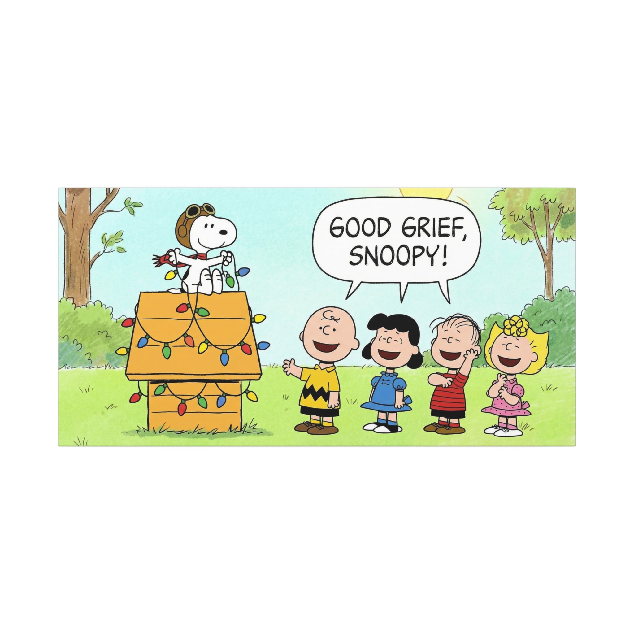 Good Grief Snoopy Canvas