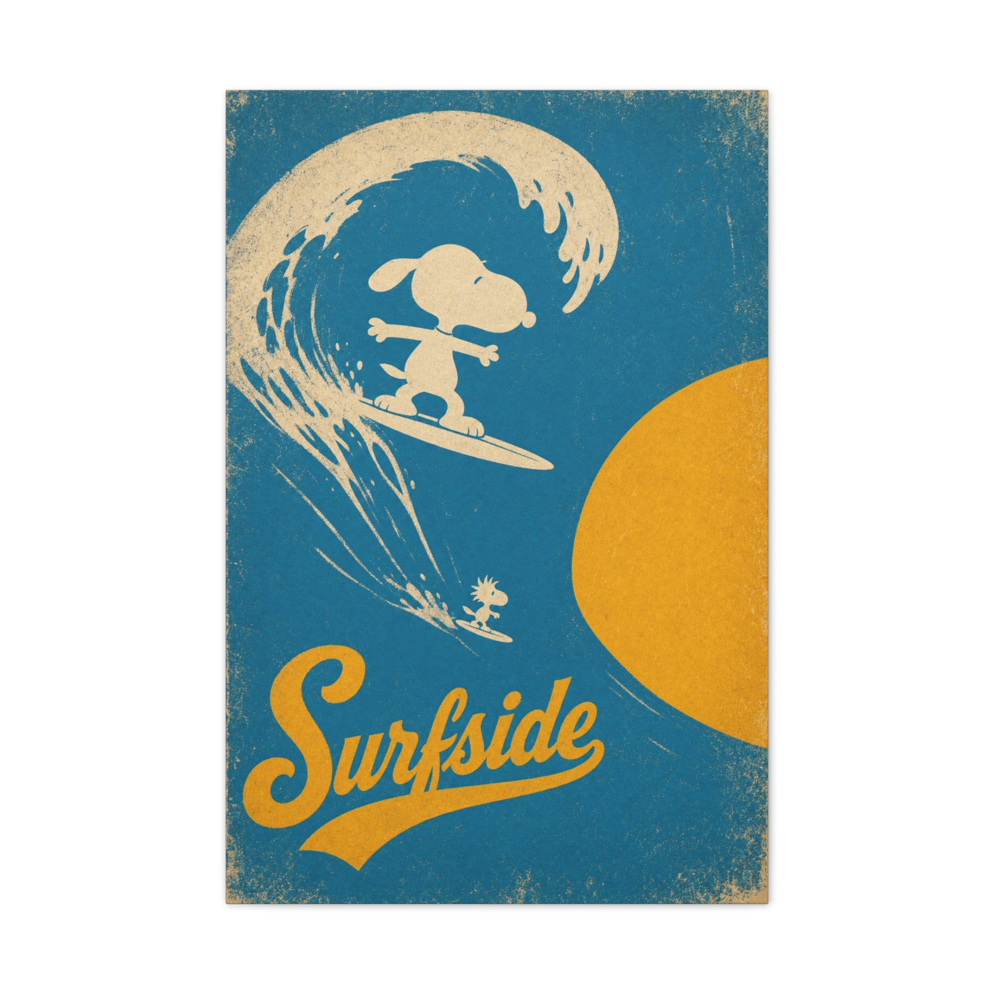 Surfside Snoopy Canvas