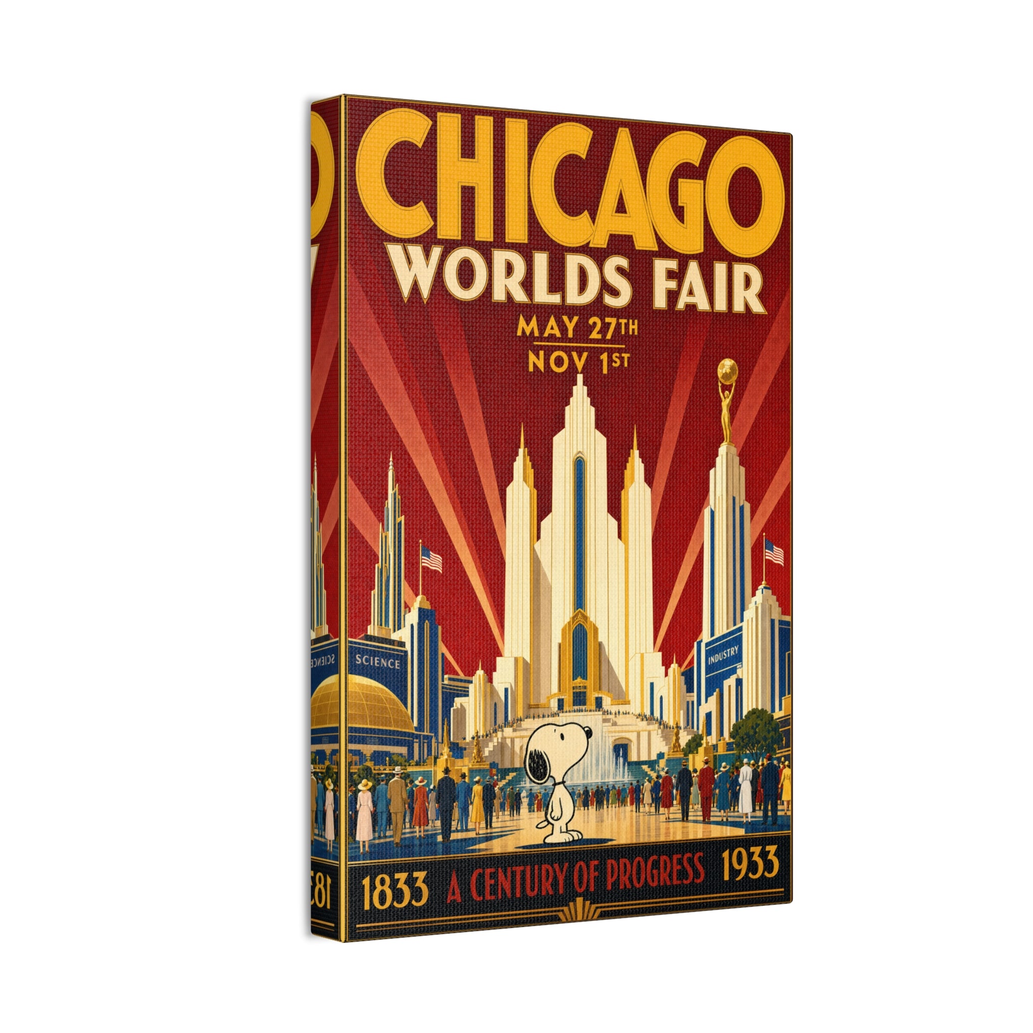 Chicago 1933 Fair Canvas