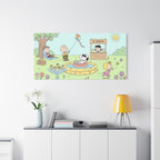 Peanuts Summer Yard Canvas
