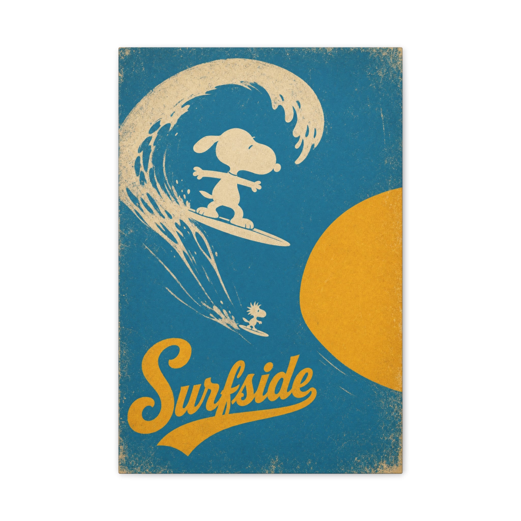 Surfside Snoopy Canvas