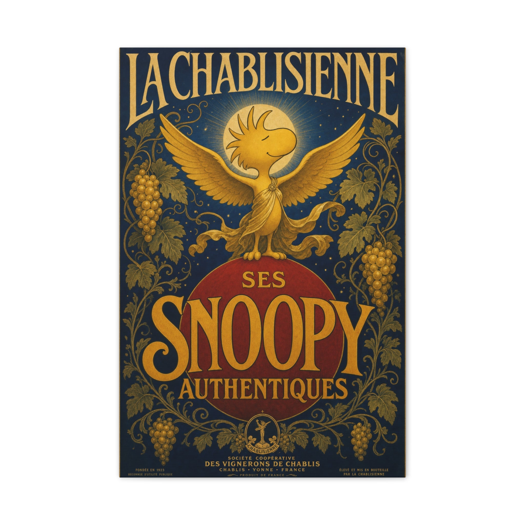 Snoopy Vintage Poster Canvas