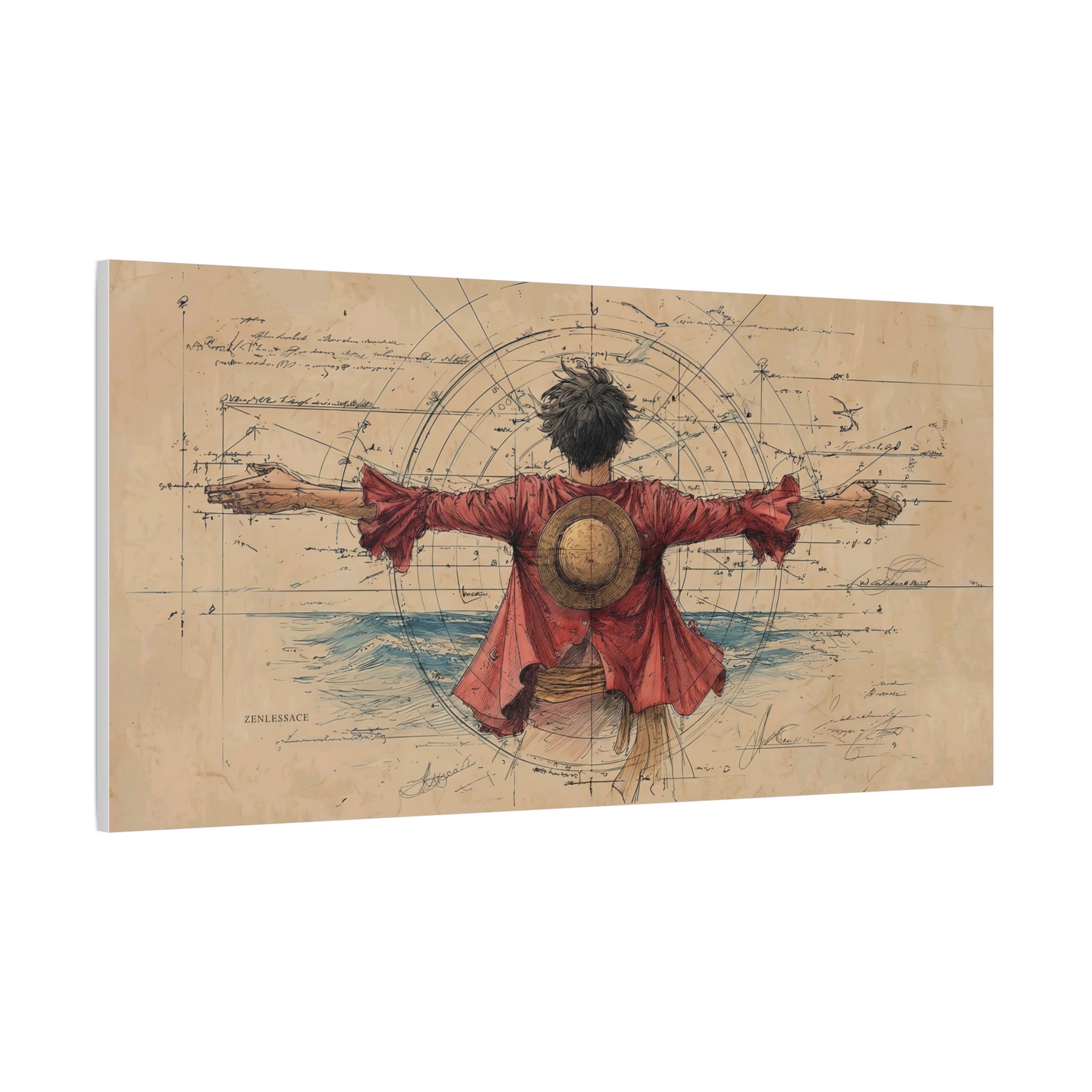Straw Hat Pirate Canvas