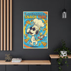Snack Time Pizza Canvas