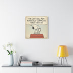 Snoopy Checklist Canvas