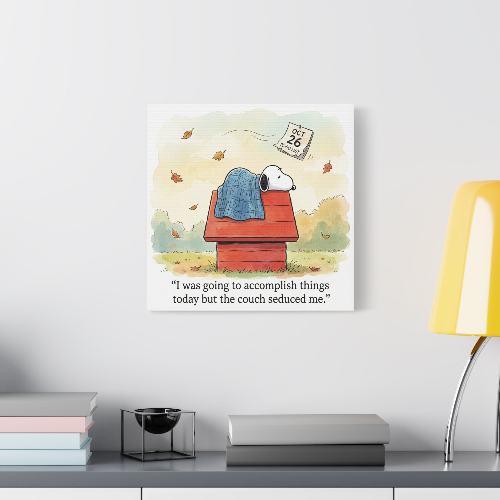 Couch Seduced Me Canvas