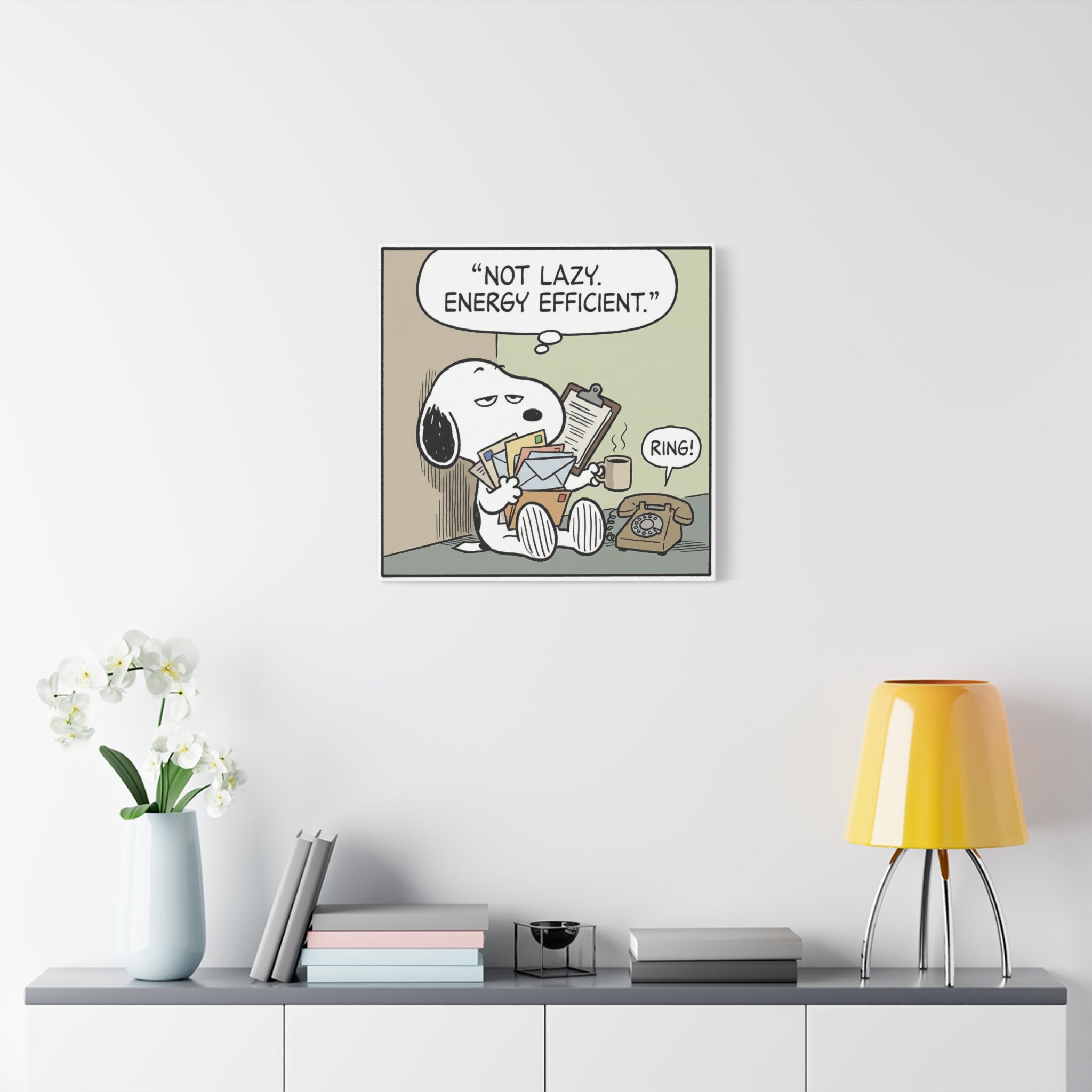Energy Efficient Snoopy Canvas