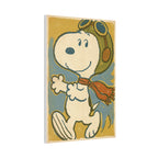Vintage Snoopy Pilot Canvas