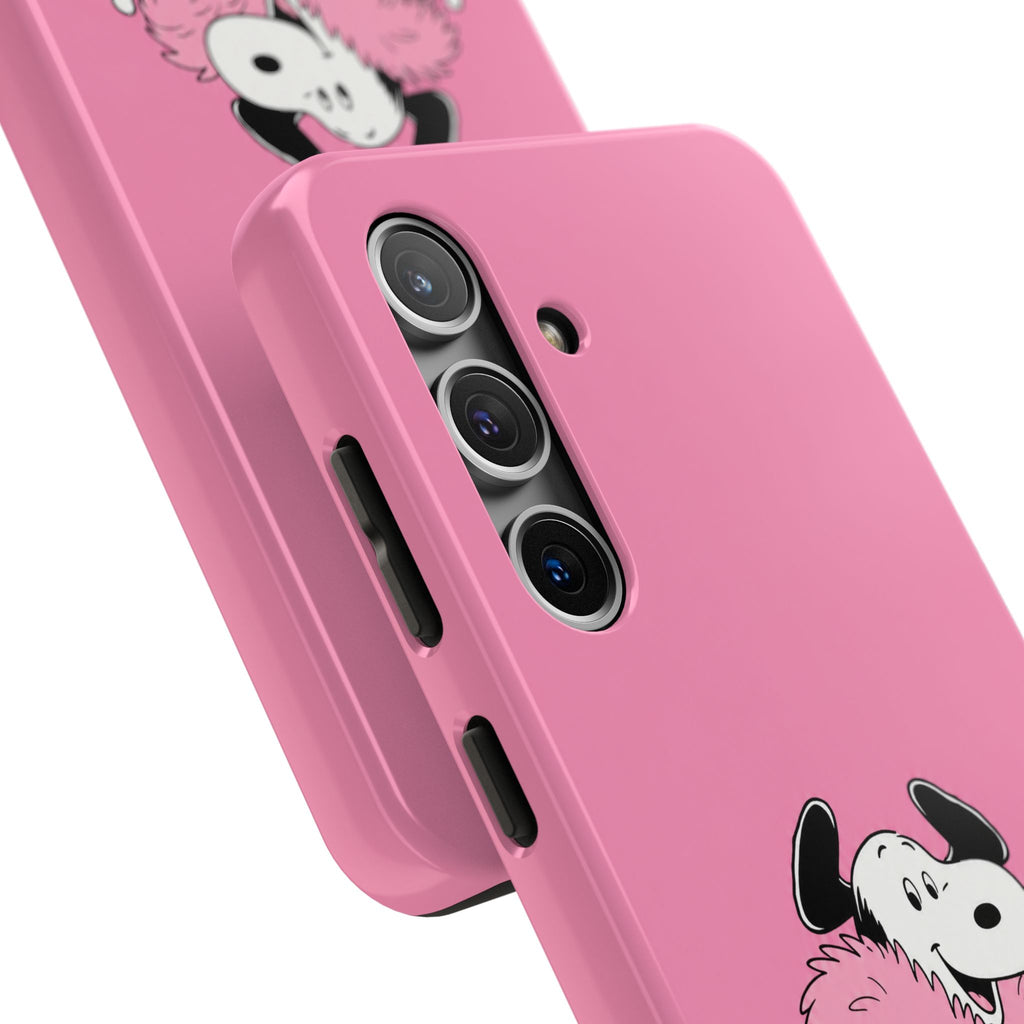 Pink Fuzzy Coat Case