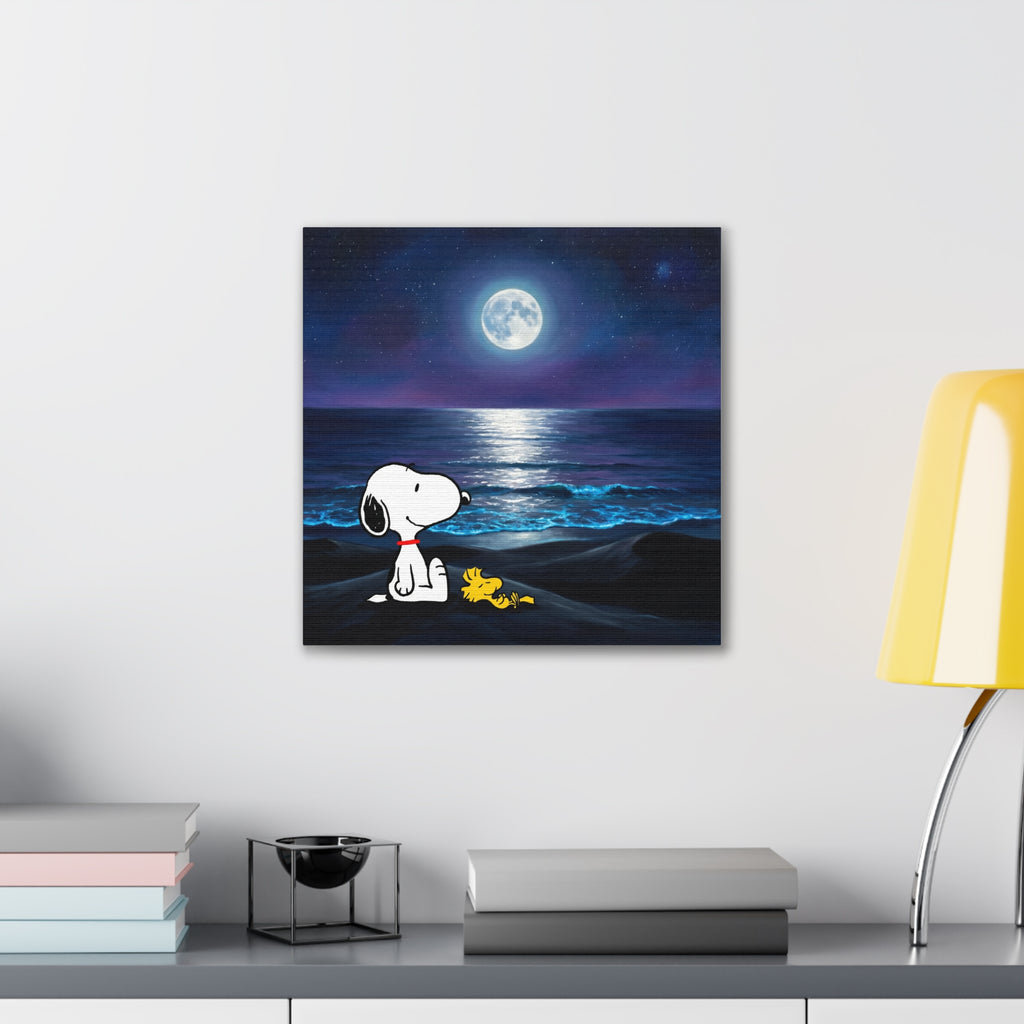 Moonlit Ocean Canvas