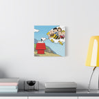 Snoopy Painting Reimagined Canvas