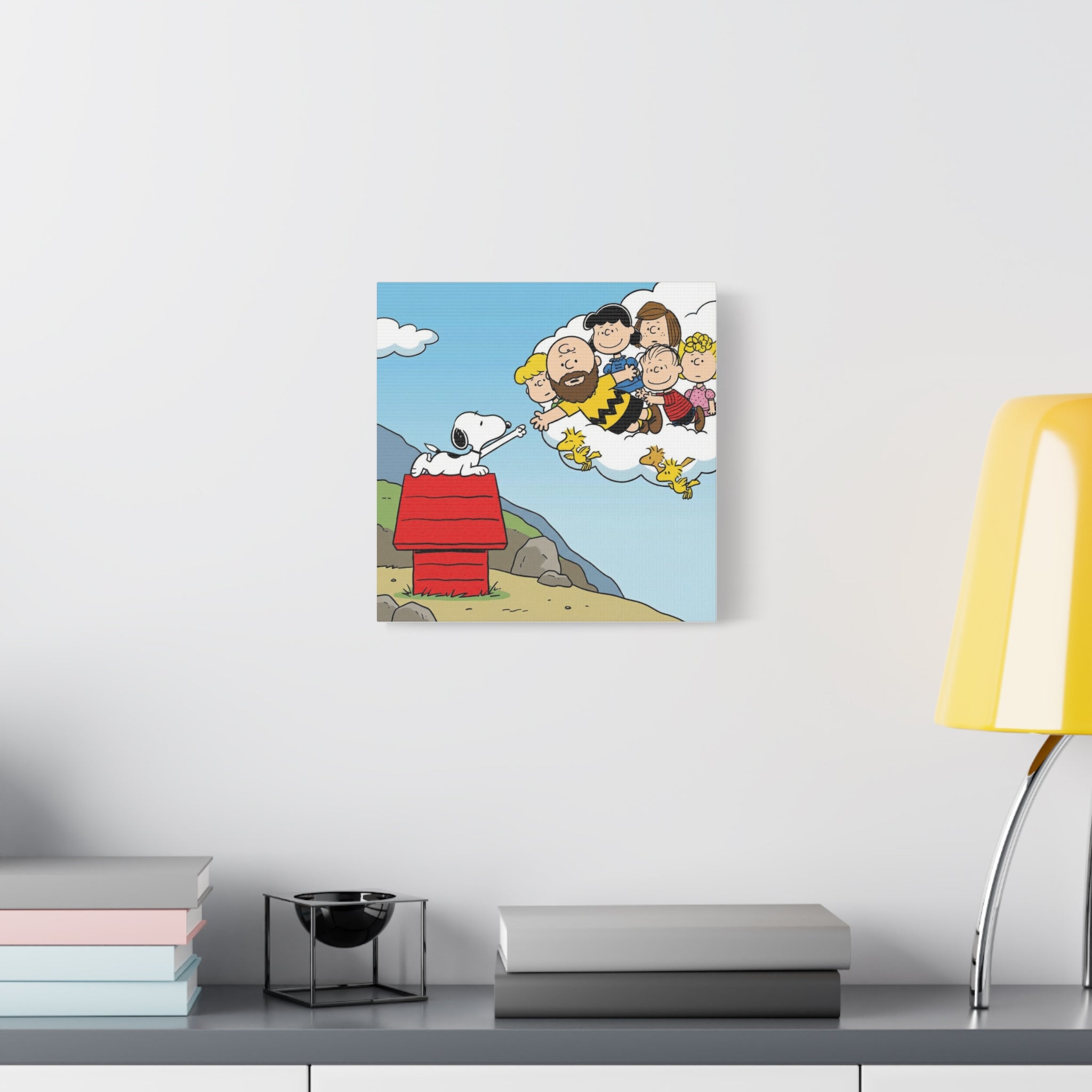 Snoopy Painting Reimagined Canvas