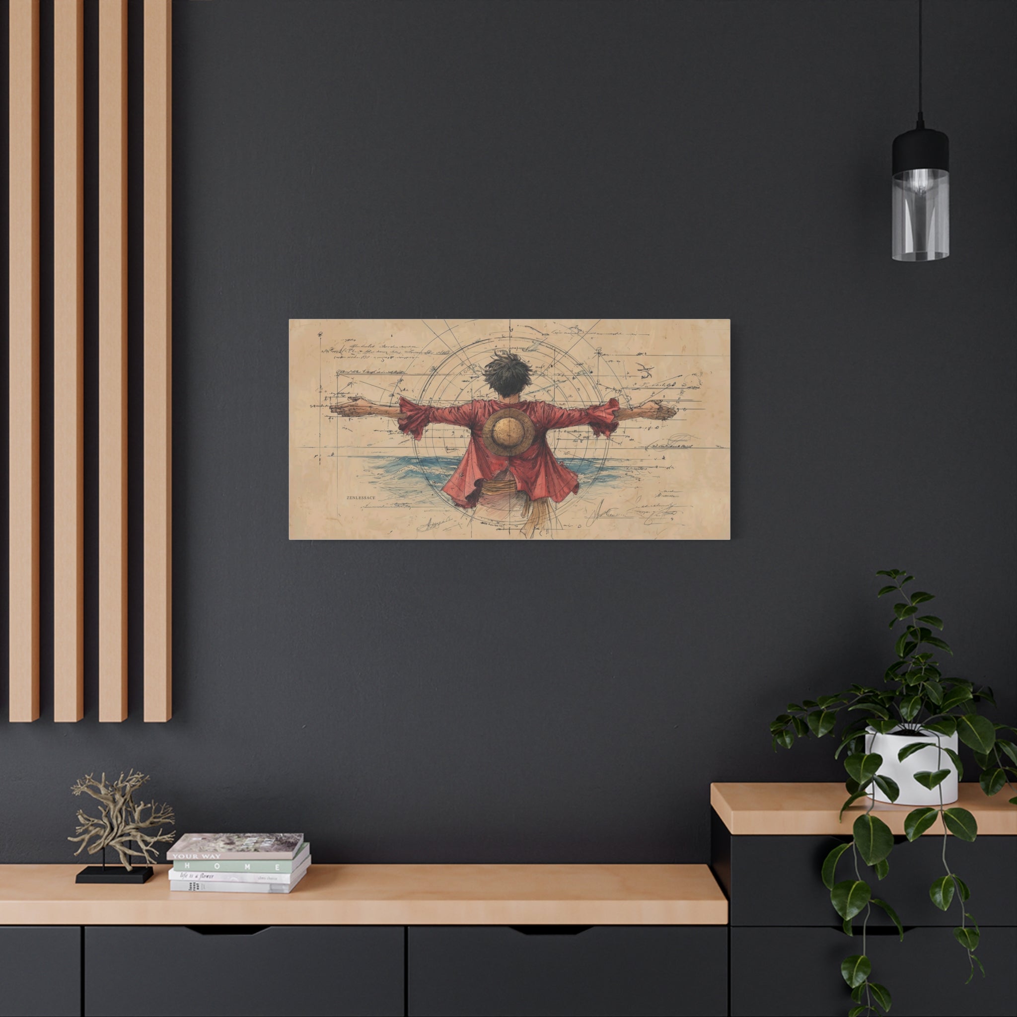 Straw Hat Pirate Canvas