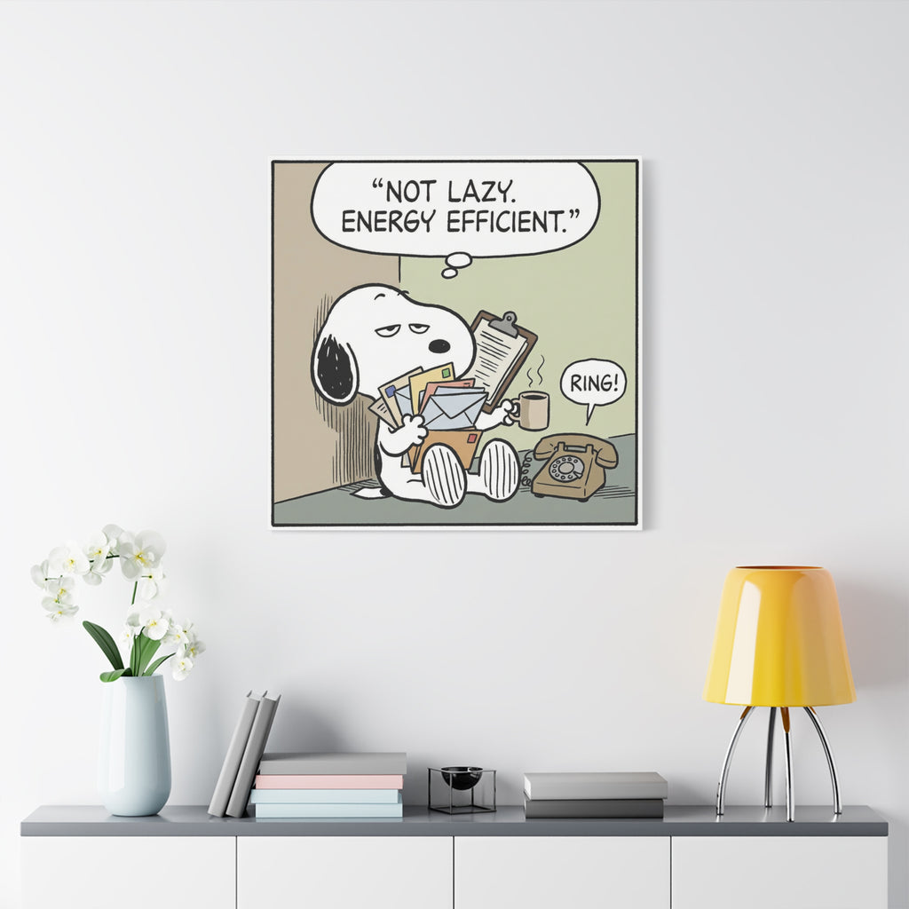 Energy Efficient Snoopy Canvas