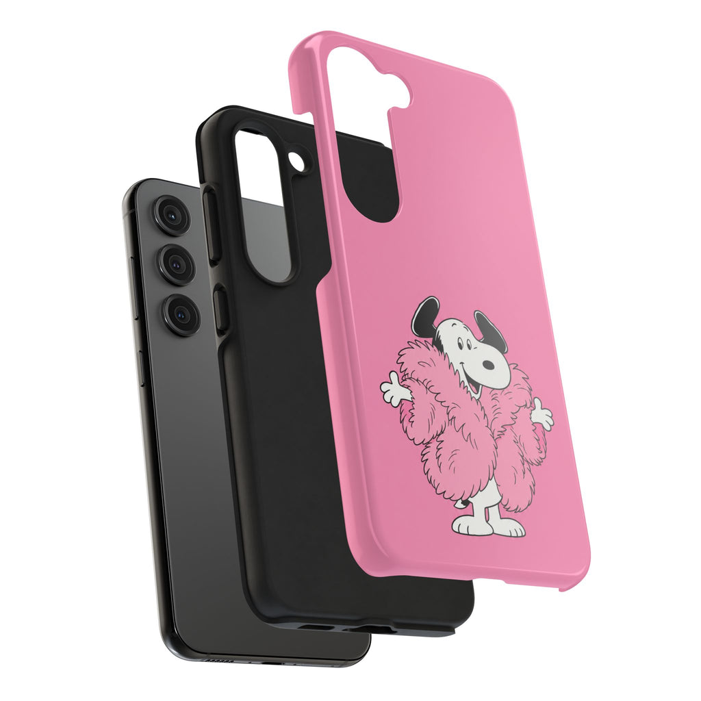 Pink Fuzzy Coat Case