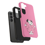 Pink Fuzzy Coat Case