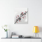 Racing Car Blossom Canvas